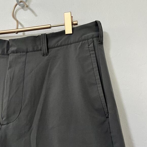 J Crew Men's Flex Tech Chino 9" Shorts Size 32 Gray Golf Lightweight UPF - Picture 3 of 6